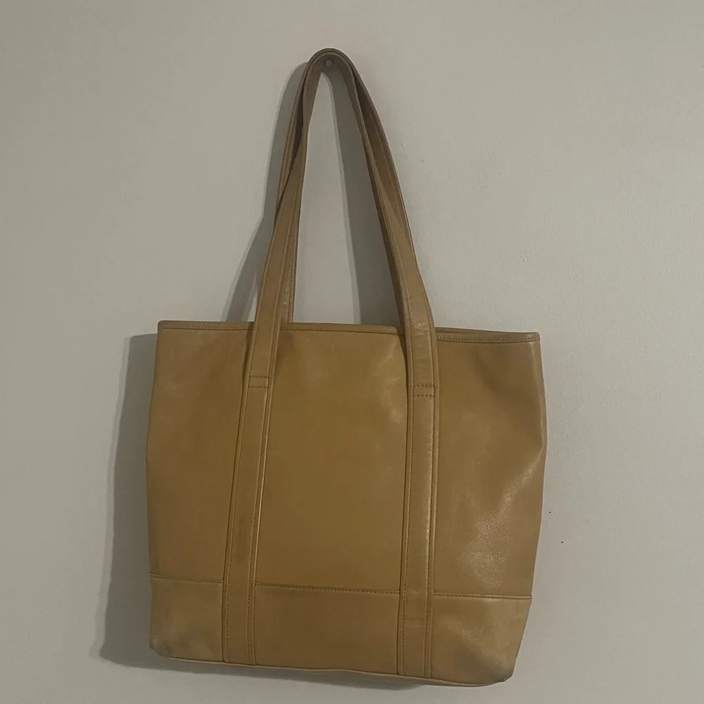 Coach 6509 Vintage Tote Shoulder Bag Leather Brown Gold Hardware - Picture 2 of 9